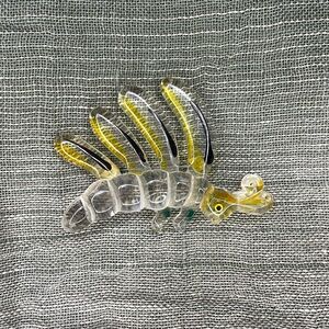 1940's lucite vintage brooch pin insect